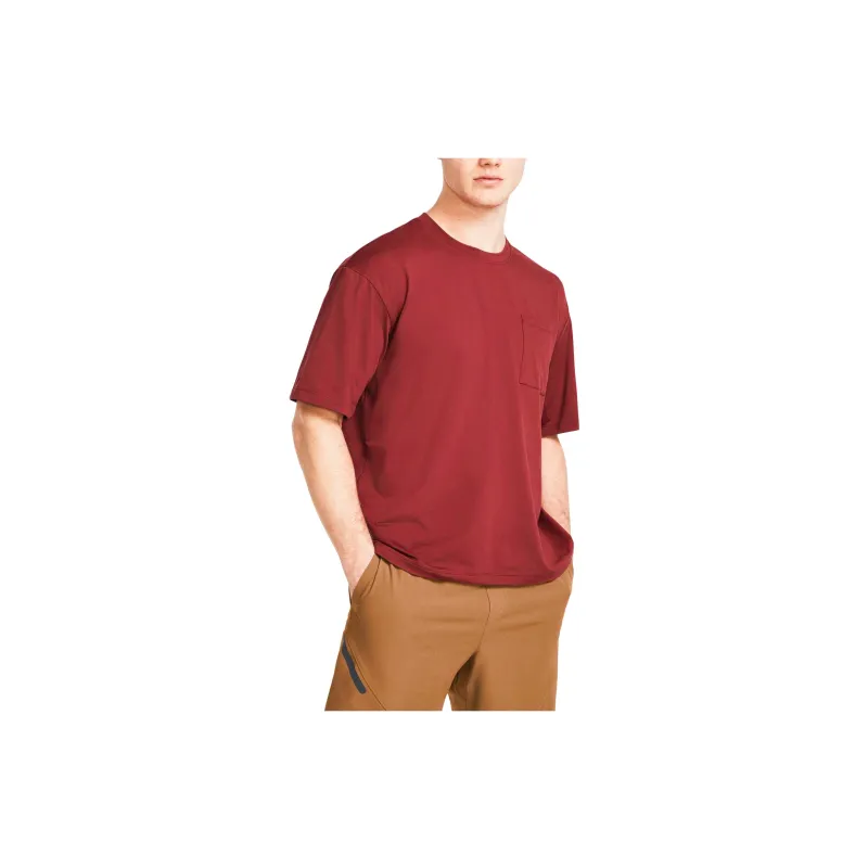 Under Armour Drop Shoulder Sleeve T-Shirt Men's Red-2