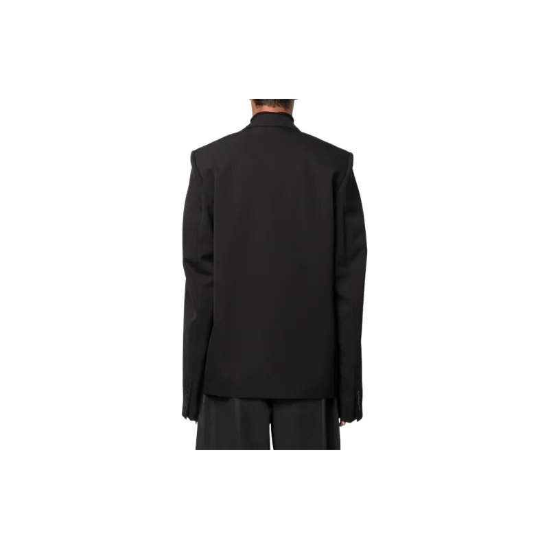 Balenciaga Business Suits Men Black-3