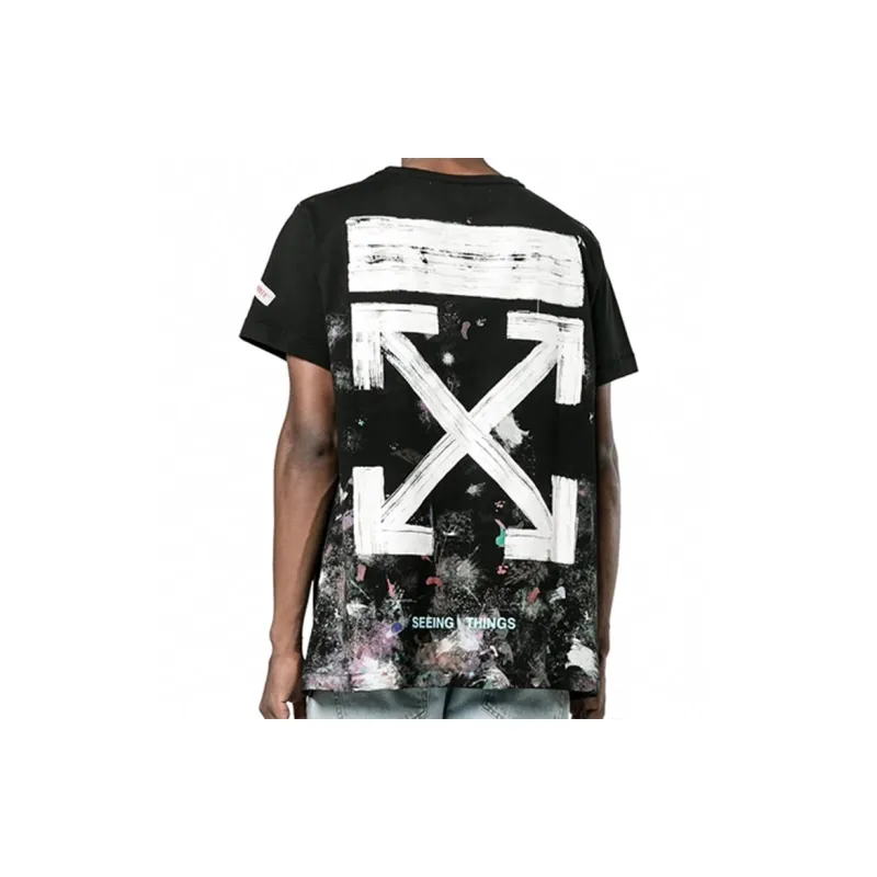 OFF WHITE Galaxy Brushed T shirt-4