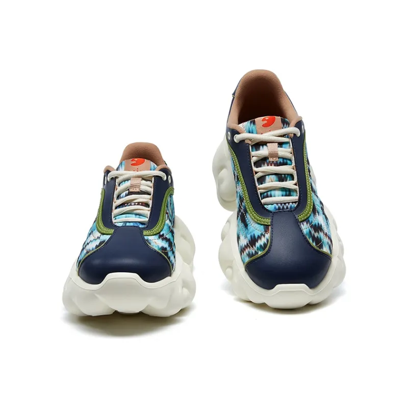 U.IN Painted Travel Cloud Collection Low Top Chunky Sneakers Women's-31