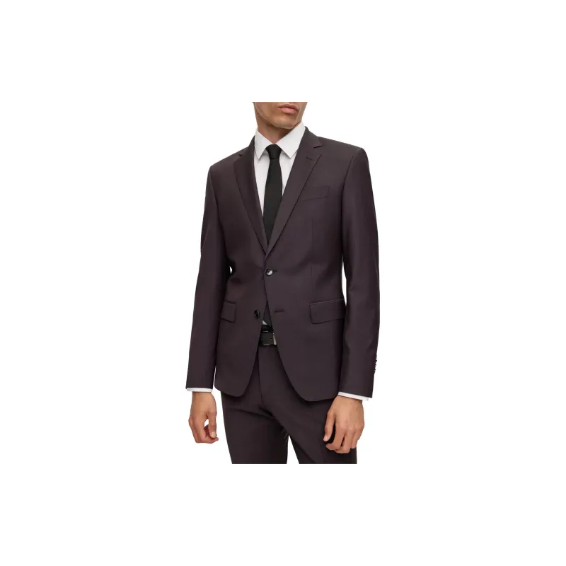 HUGO BOSS Business Suits Men Deep Red-2