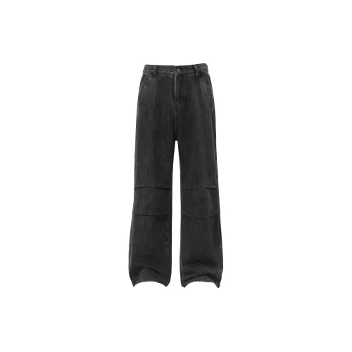 GROOL Jeans Unisex Black Gray