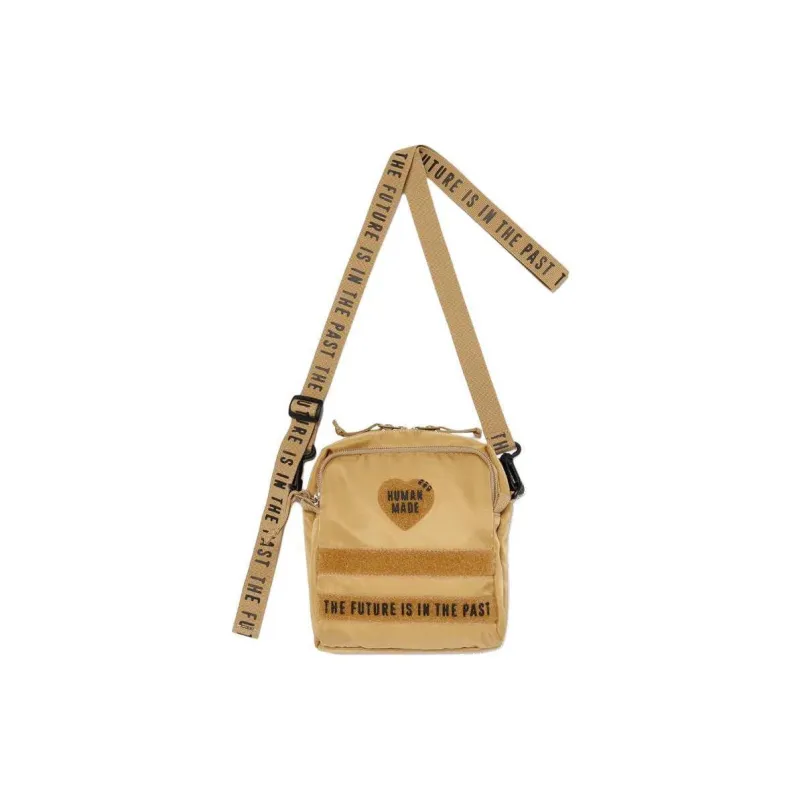 HUMAN MADE Nylon Crossbody Bag Shoulder Bag Large Size Unisex Light Umber-1