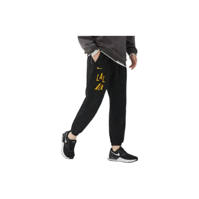 Nike NBA Knitted Sports Pants Men's Black-3