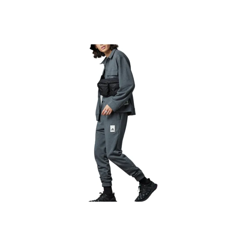Adidas Knitted Sweatpants Men Dark Gray-3