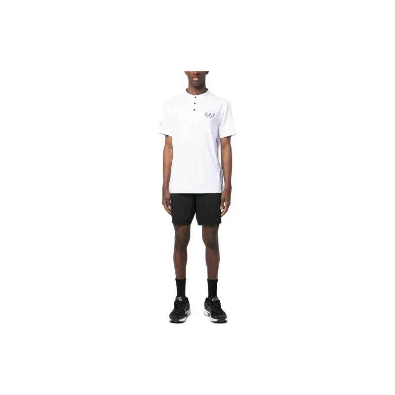 EMPORIO ARMANI EA7 SS23 Polo Shirt Men's White-1