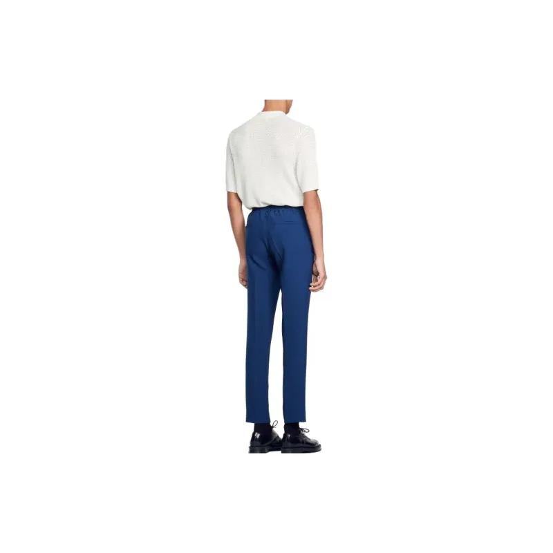 Sandro Suit Trouser Men's Blue Gray-3