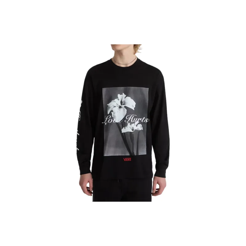 Vans BROKEN ORCHID T-Shirt Men's Black-2
