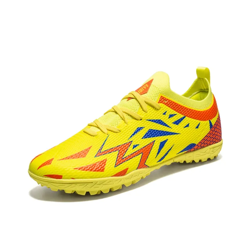 Saibi FG Rubber Long Studs TF Rubber Broken Studs Anti-Slip Wear-Resistant Soccer Shoes Unisex-7