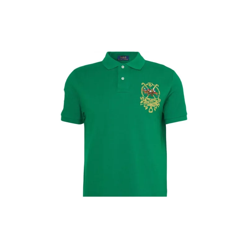 Polo Ralph Lauren SS24 Polo Shirt Men's Green-3