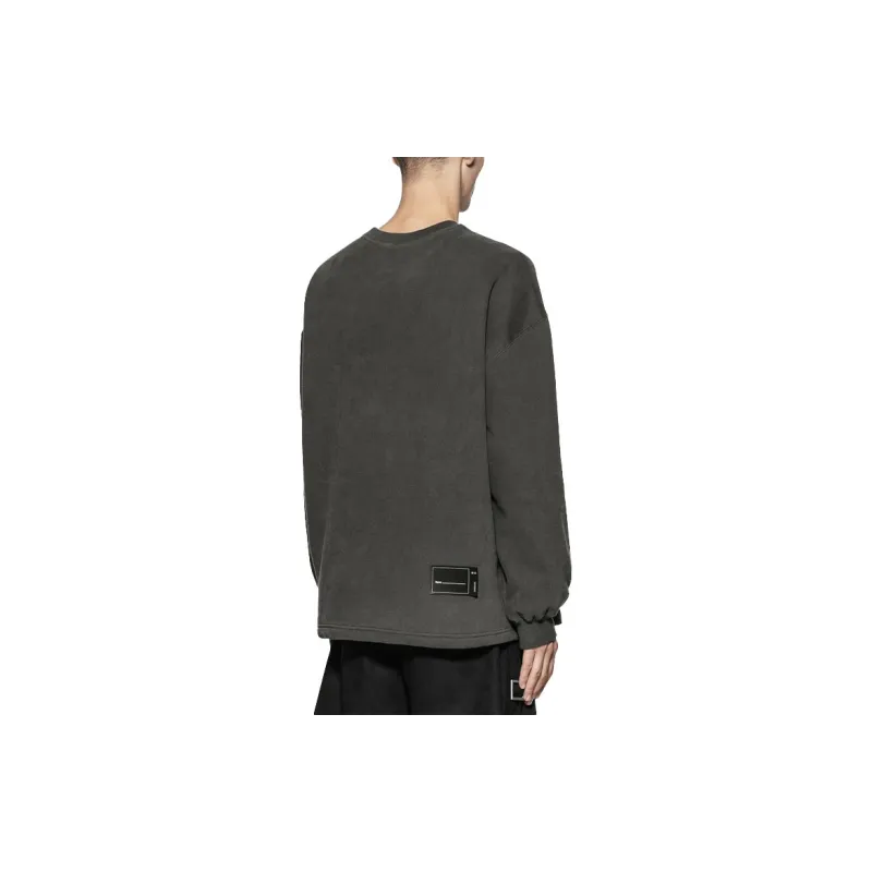 WE11DONE Logo-print Rib-trimmed Sweatshirt-3