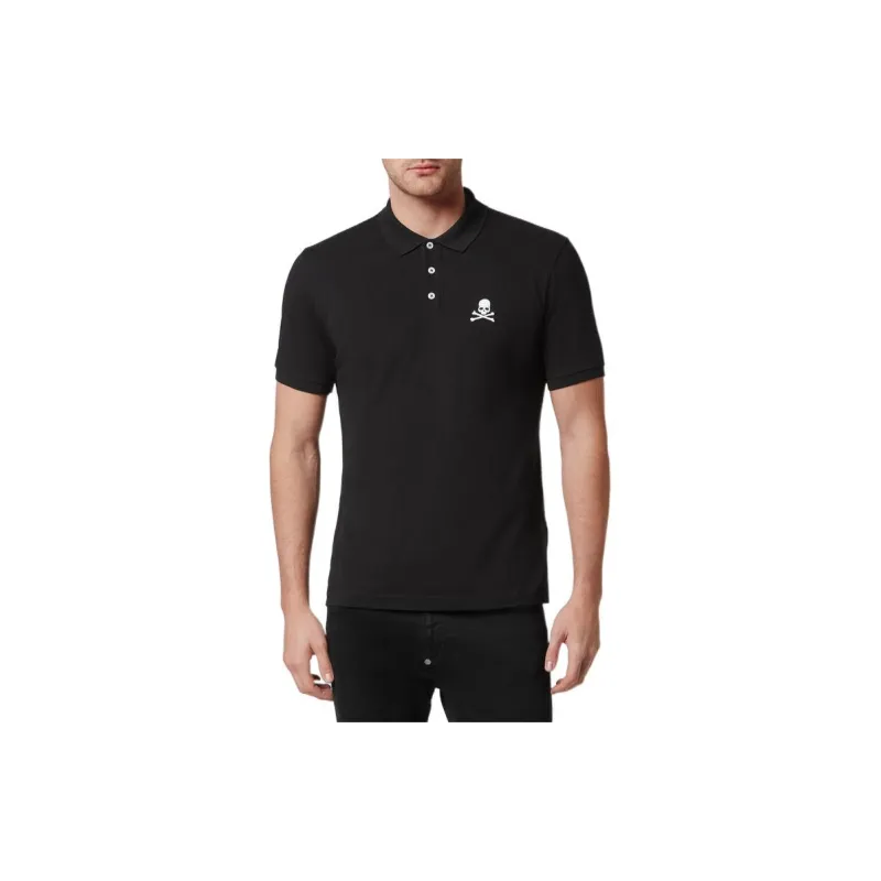 PHILIPP PLEIN Polo Shirts Men Black-2