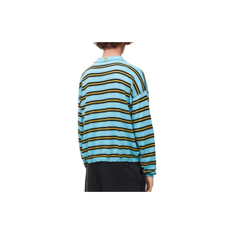 LOEWE Polo Shirts Men Blue-4