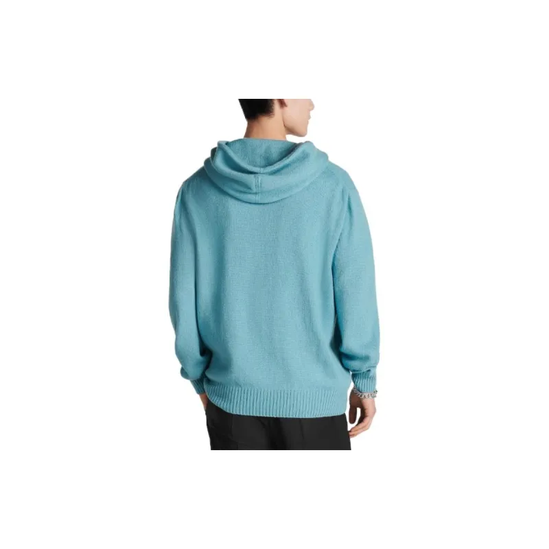 DIOR Logo Patch Long Sleeved Hoodie-9