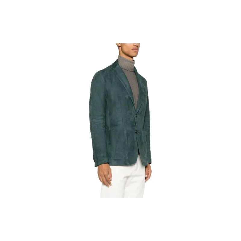 Tagliatore Single-breasted Lambskin Blazer-3