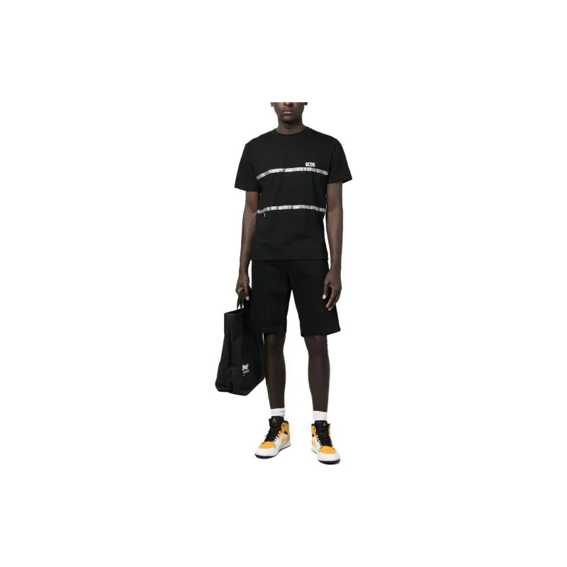 GCDS Crystal Embellished T shirt-1