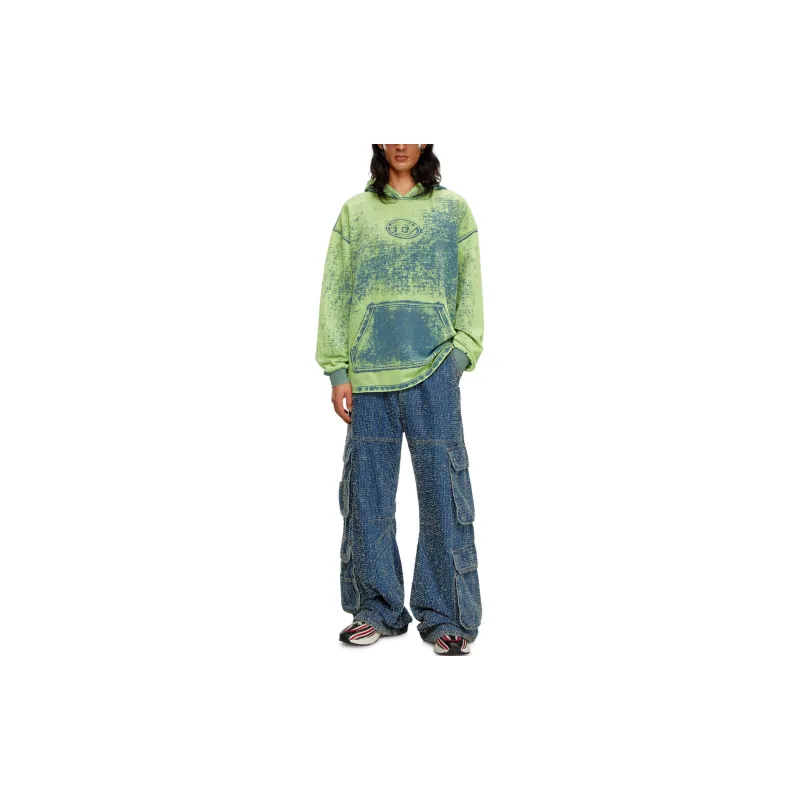 DIESEL FW24 Sweatshirt Men's Green/Blue-1