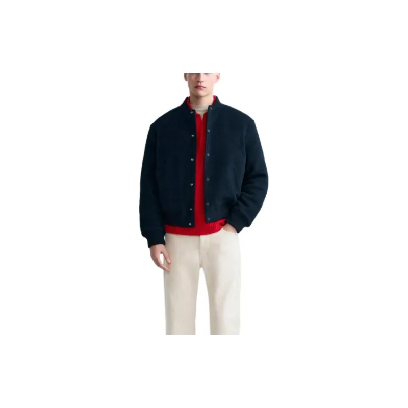 ZARA Jackets Men Blue-2