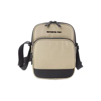 SAMSONITE Nylon Shoulder Bag Crossbody Bag Men's Beige Yellow