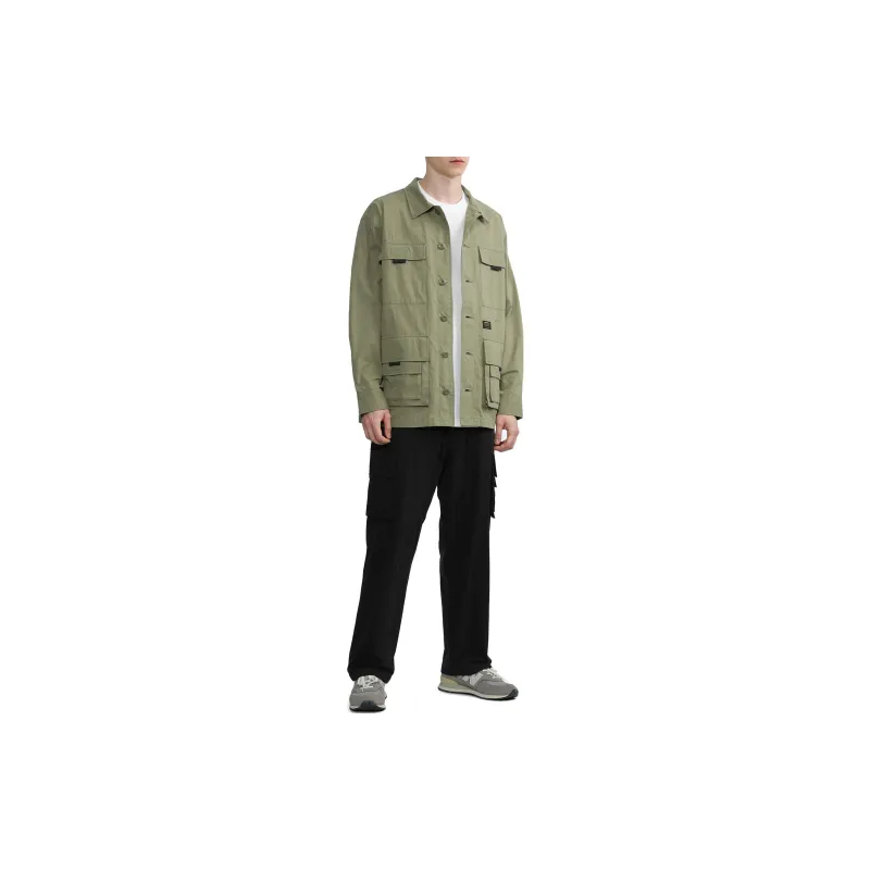 Carhartt WIP Logo patch Buttoned Jacket-14