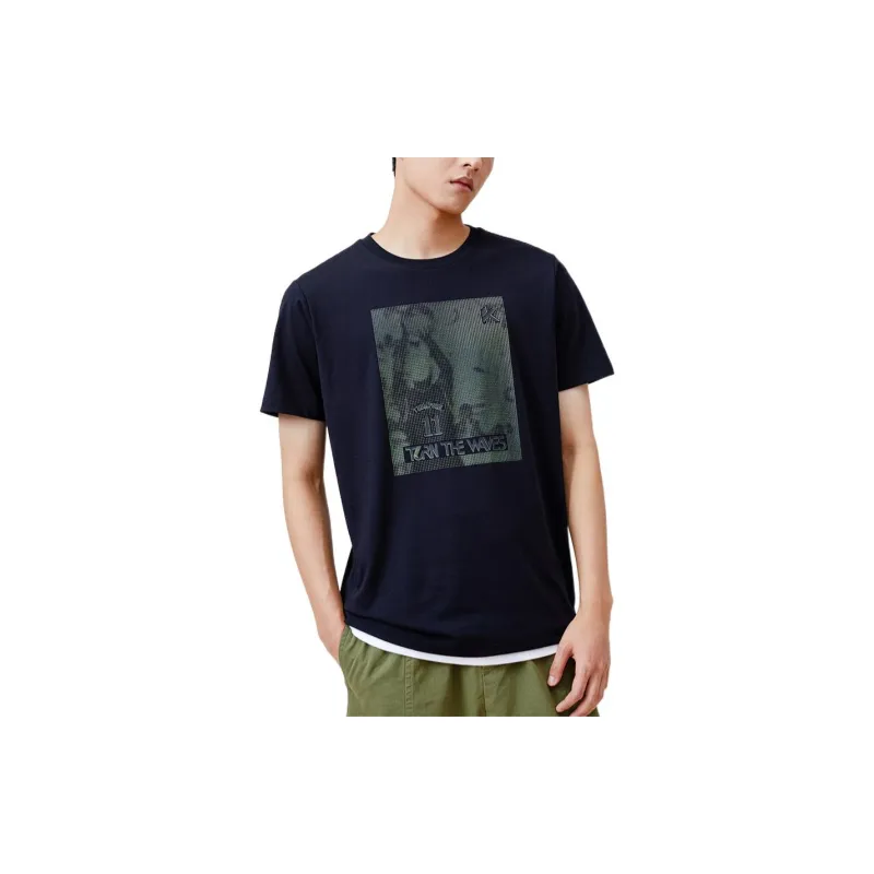 Anta Basketball Collection KT Collection T Shirt Men's Black-2