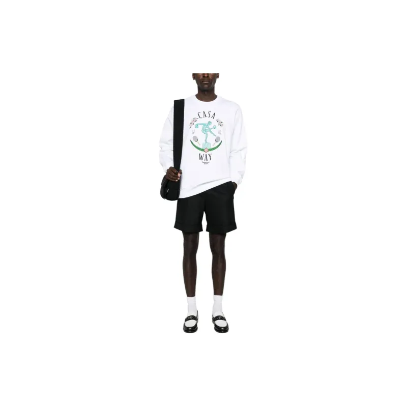 CASABLANCA Twill weave Tailored Shorts-1