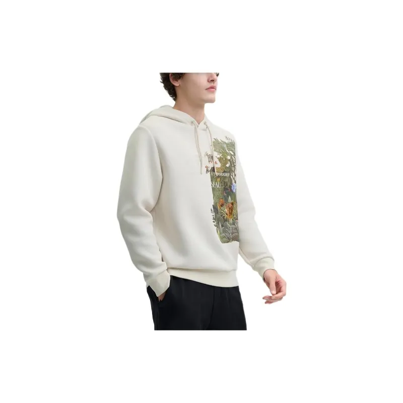 FILA x LUSUO Sweatshirt Men Lactose Color-3