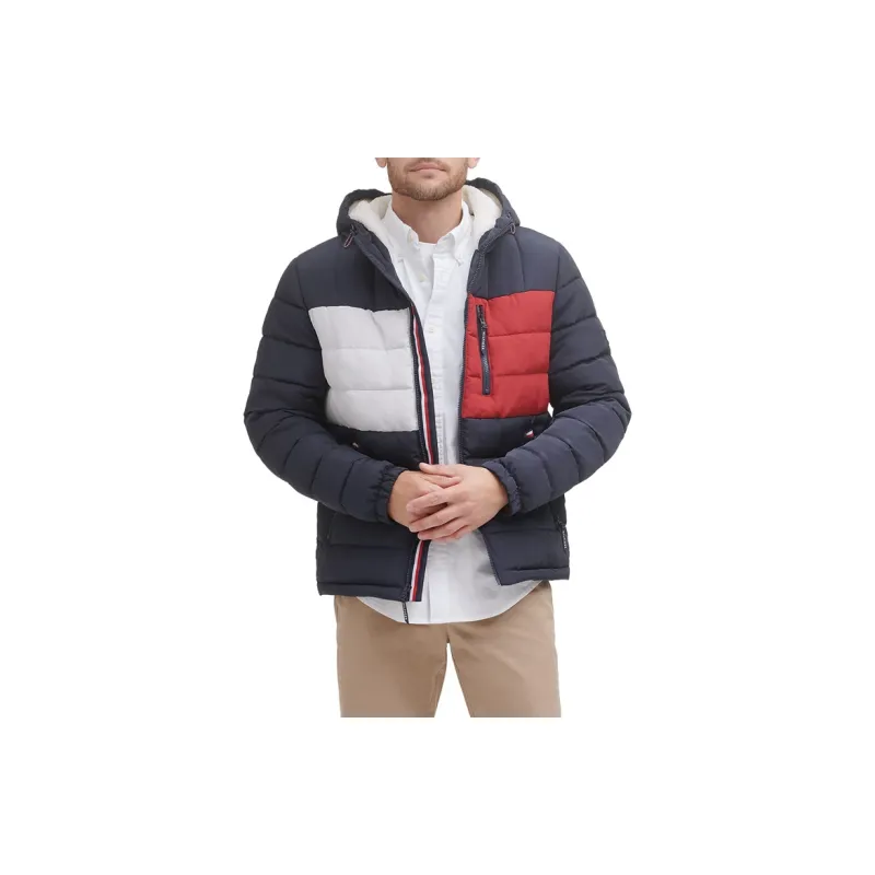 Tommy Hilfiger Puffer Jacket Men's Navy Blue-1
