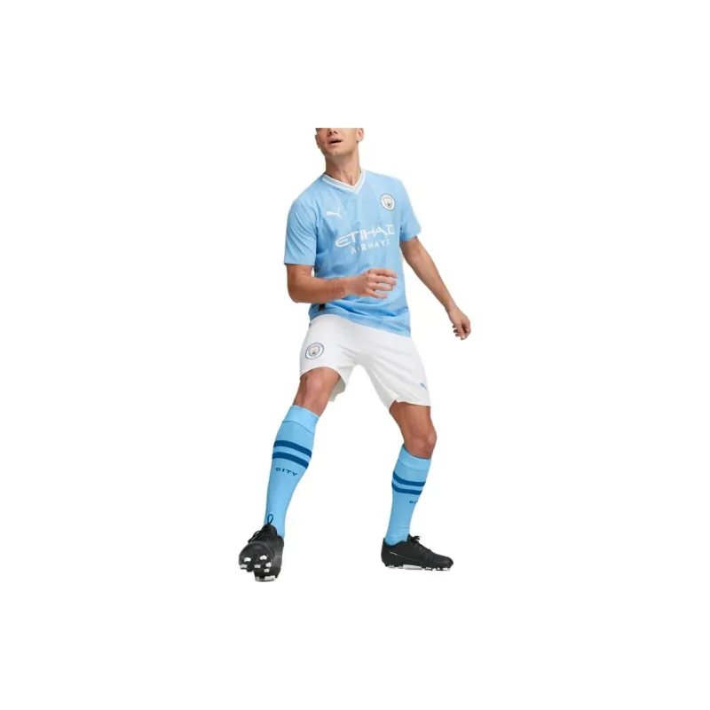 PUMA Manchester City's Home Jersey Collection Soccer Jersey Men's Blue-2
