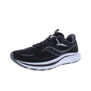 Saucony Omni 21 Abrasion Resistant Low Top Running Shoes Men's Black