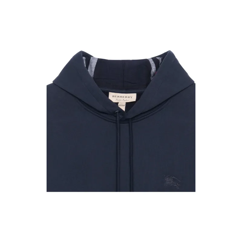 Burberry Embroidered Ekd Cotton Blend Hoodie-3