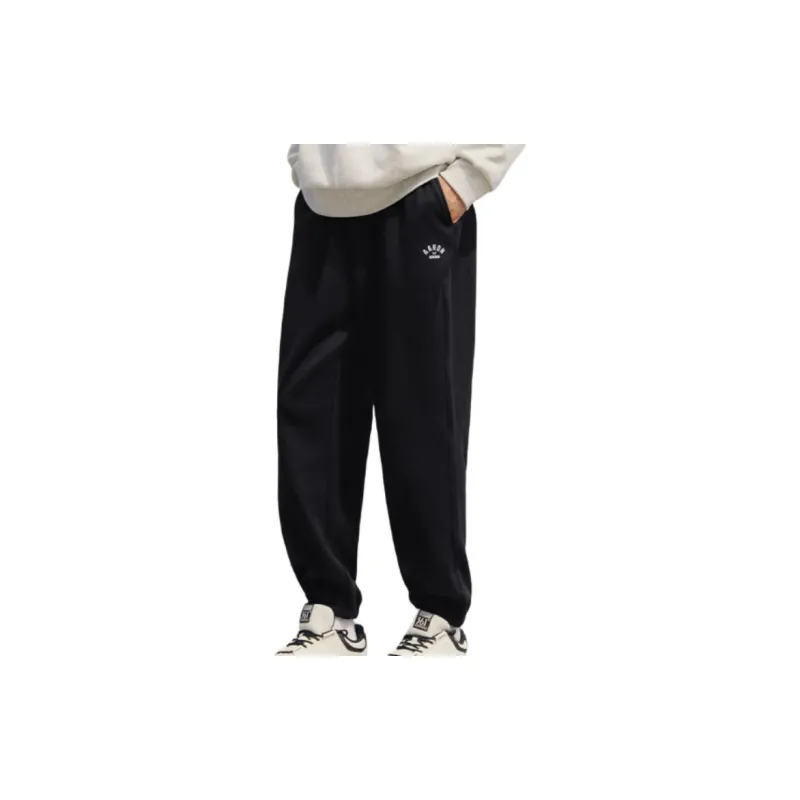 361° Basketball Collection Knitted Sports Pants Unisex Super Black-3