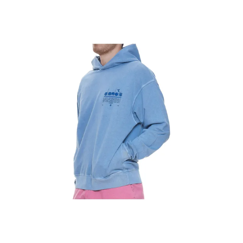 Diadora Sweatshirts Men Light Blue-1