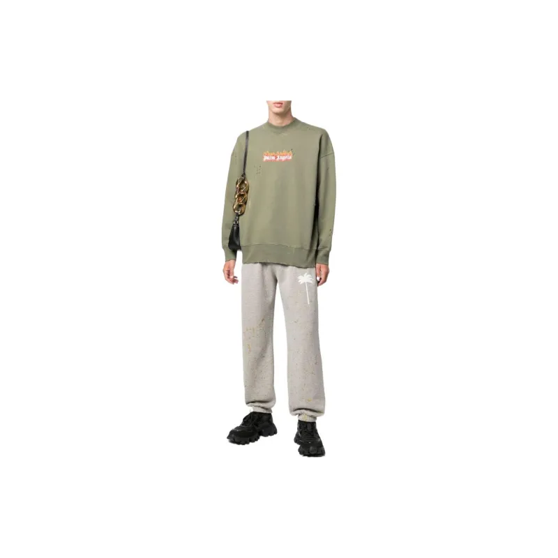 PALM ANGELS Burning Logo Sweatshirt-1
