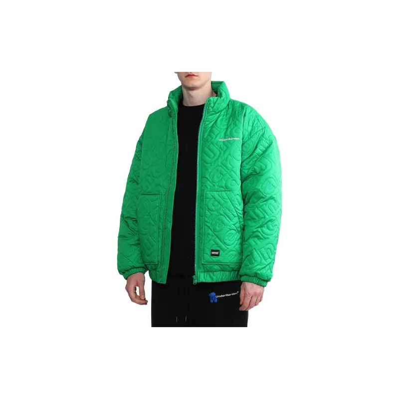 UNDERGARDEN Shiny Stand Collar Without Hood Thickened Down Jacket Men's-9