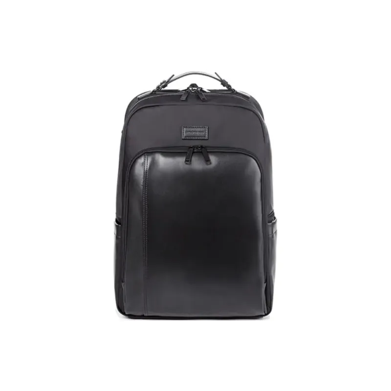 SAMSONITE Nylon Spell PU Backpack Men's Black-0