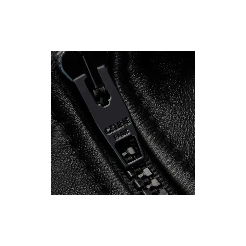 CELINE Leather Jackets Men Black-4