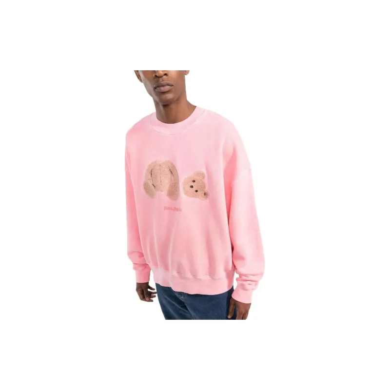 PALM ANGELS Bear-print Sweatshirt-3