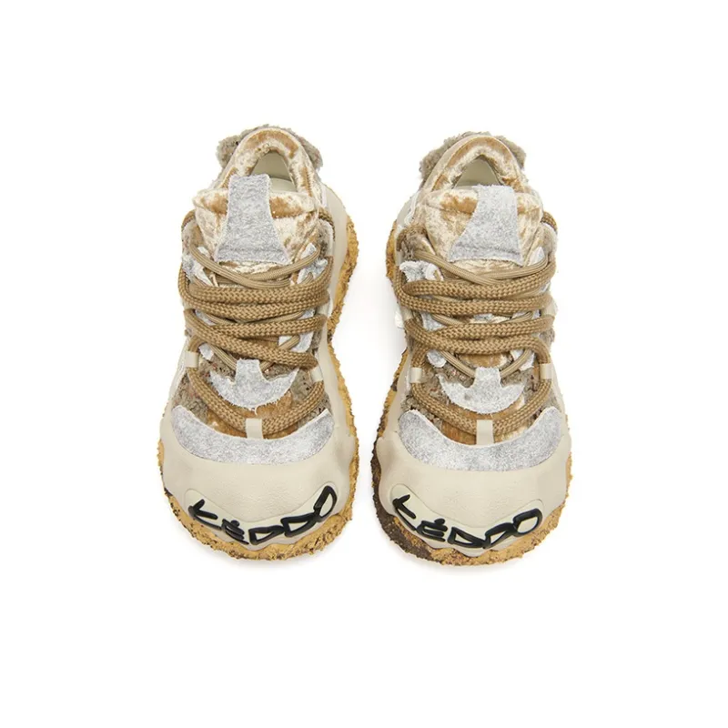 KEDDO Paint Is Not Dry Low Top Chunky Sneakers Women's-15