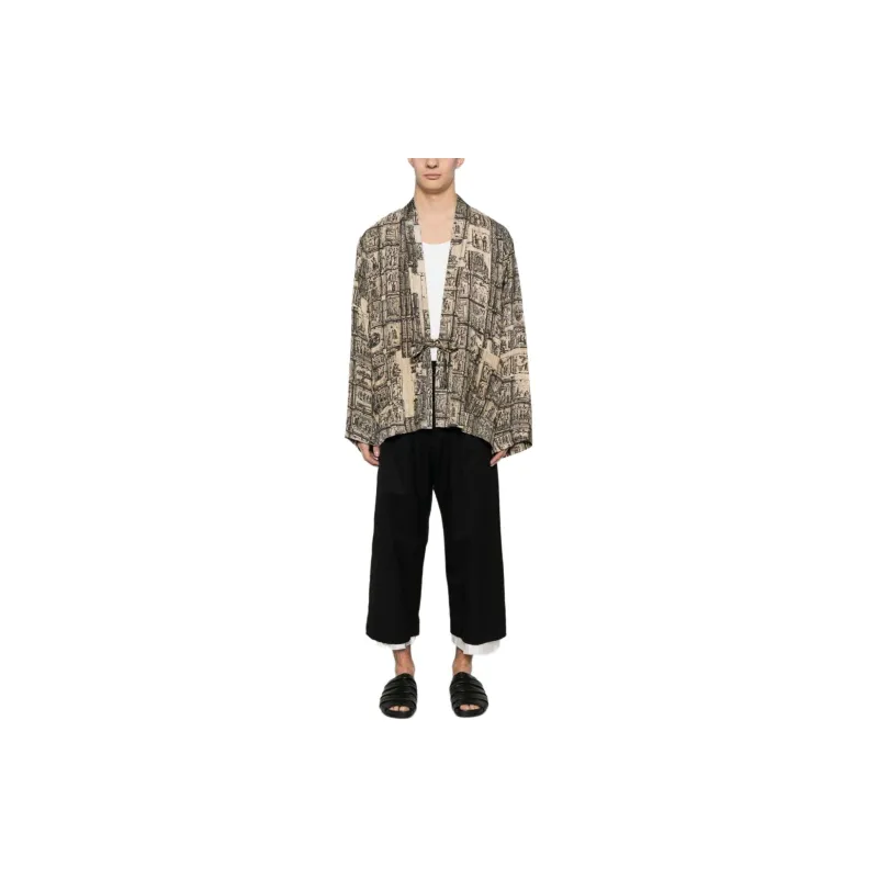 UMA WANG Jester Abstract pattern Jacket-1