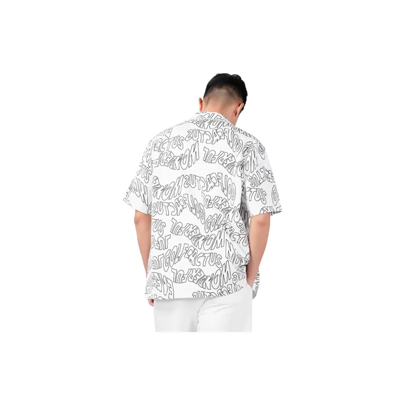 GOLF Short Sleeved Shirt Men's White-3