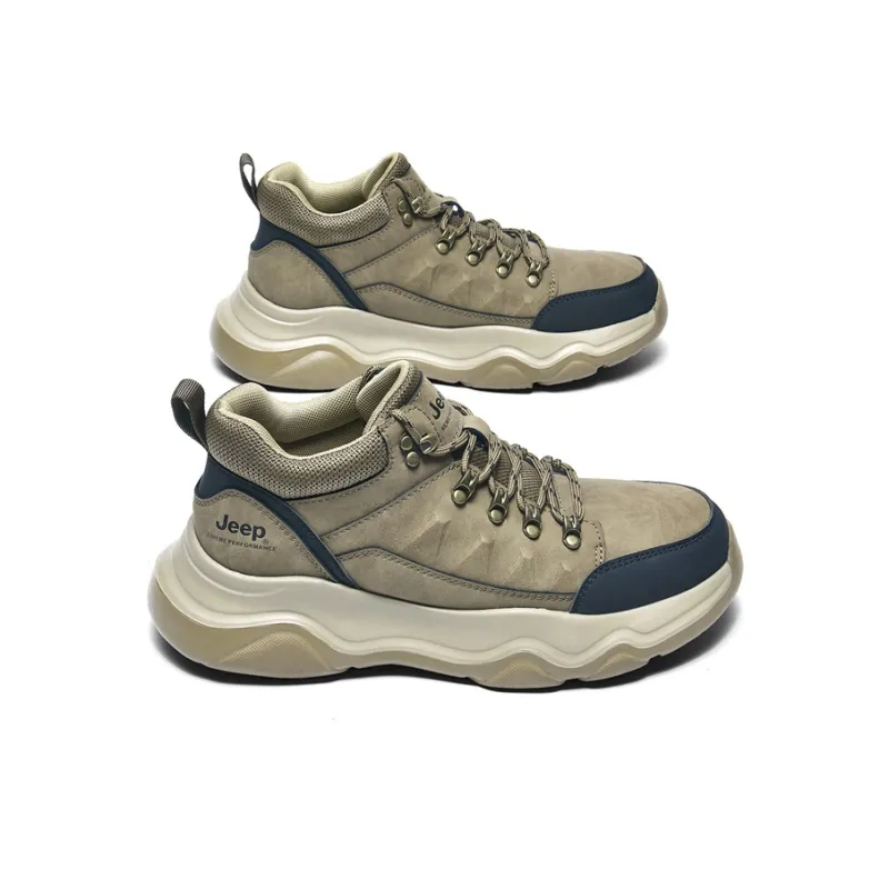 Jeep Wear-Resistant Coverage Low-Top Hiking Shoes Men's-2