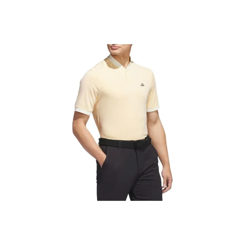 Adidas Polo Shirts Men Yellow-2