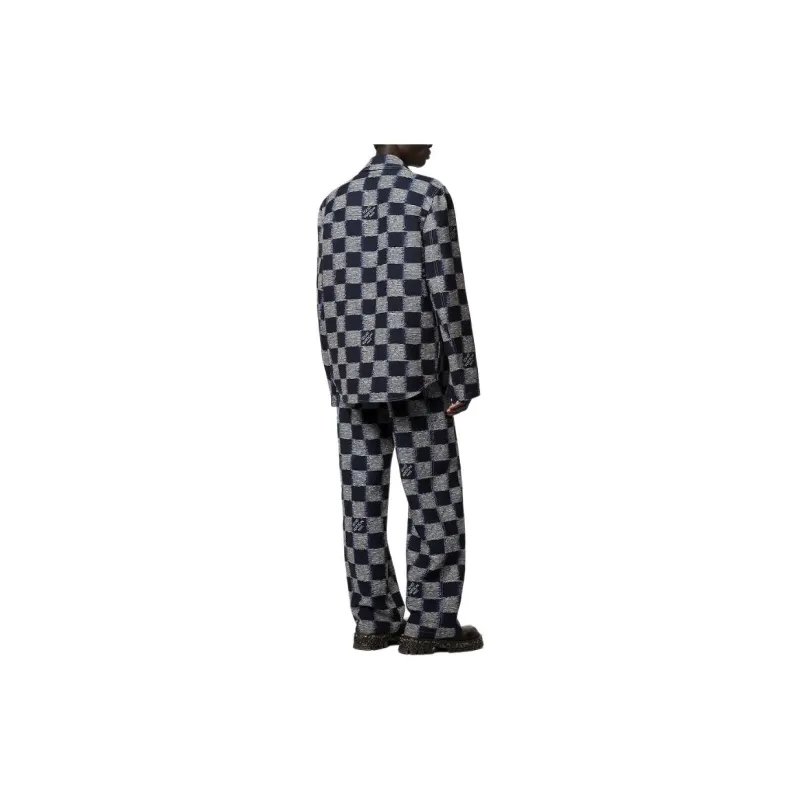 LOUIS VUITTON Cargo Pants Men's Blue-2