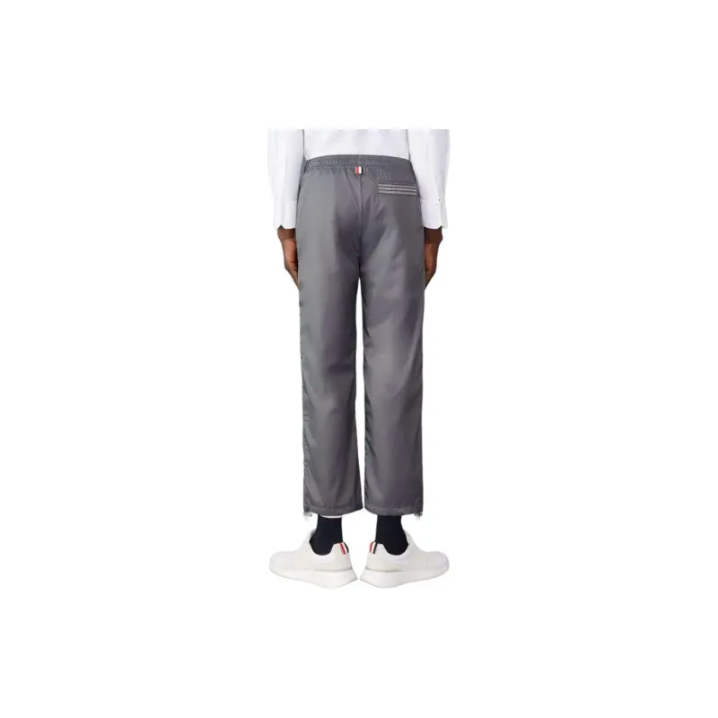 THOM BROWNE Logo patch Sheer ripstop Track Pants-1
