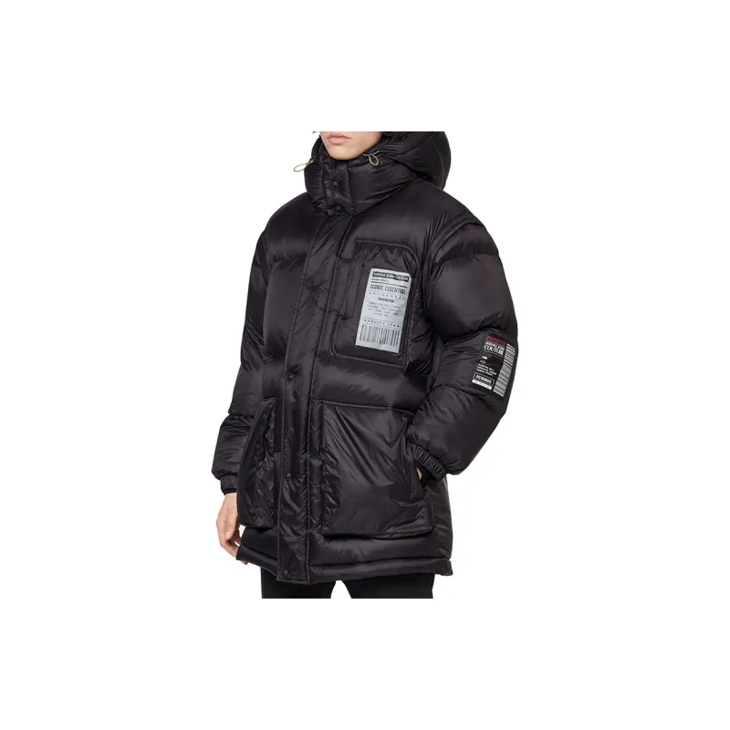 VERSACE JEANS COUTURE Down Jackets Men Black-5