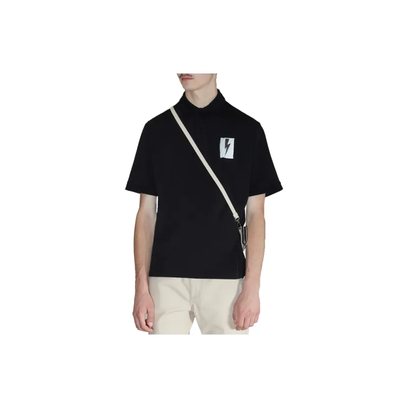 Neil Barrett Polo Shirts Men Black-1