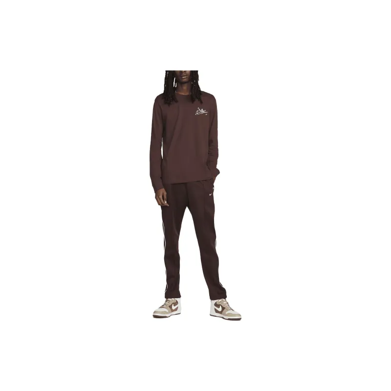 Nike T-Shirts Men Dark Brown-2