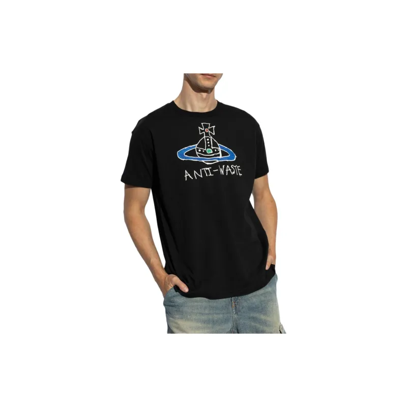 Vivienne Westwood Orb Printed Crewneck T Shirt-1