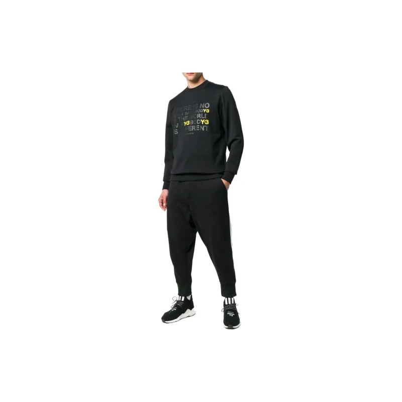 Y 3 Sweatshirts Men Black-3